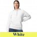 GISF500 SOFTSTYLE MIDWEIGHT FLEECE ADULT HOODIE kapucnis pulóver white